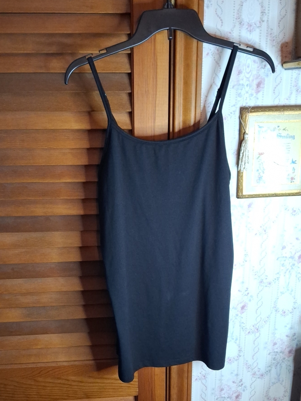 Terra & Sky Black Spaghetti-Strap Camisoleime 0x 14W Preloved
